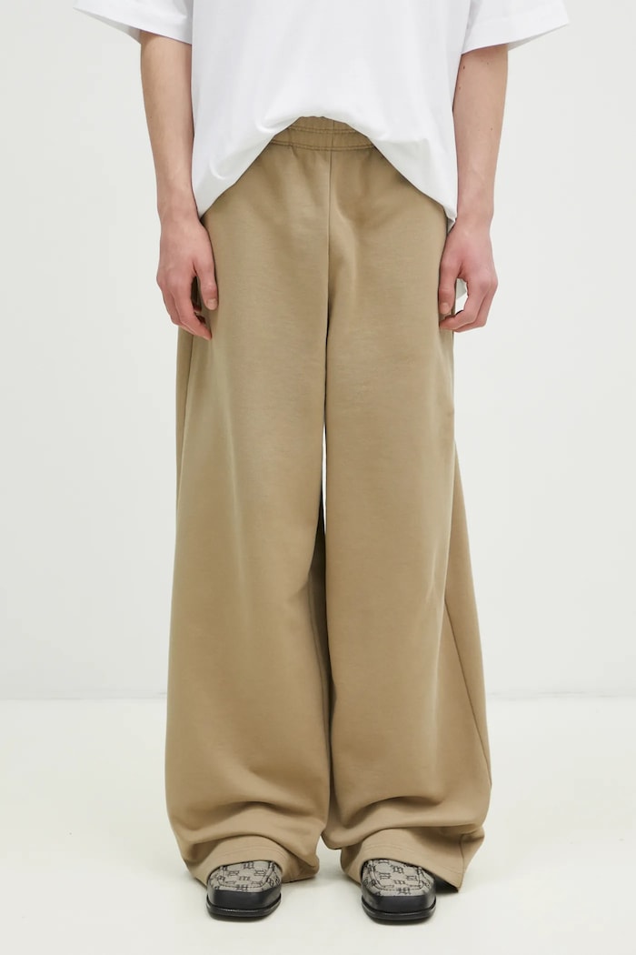 VETEMENTS joggers Oval Logo jersey beige UA66SP600T