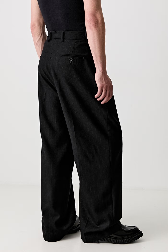 Clothing Vetements suit trousers wool Men's UA66PA430B1 black