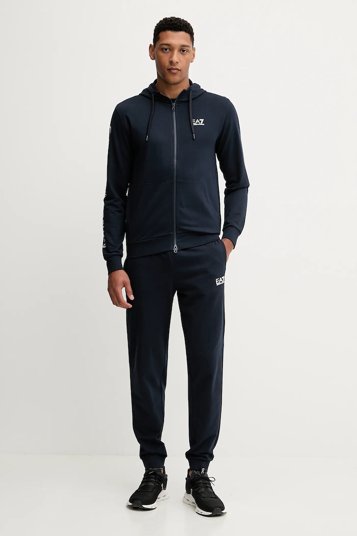 Tepláky EA7 Emporio Armani PJVRZ.8NPP66 námořnická modř SS26