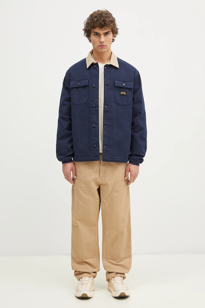 Carhartt WIP pantaloni in cotone Double Knee Pant I031501.700 marrone