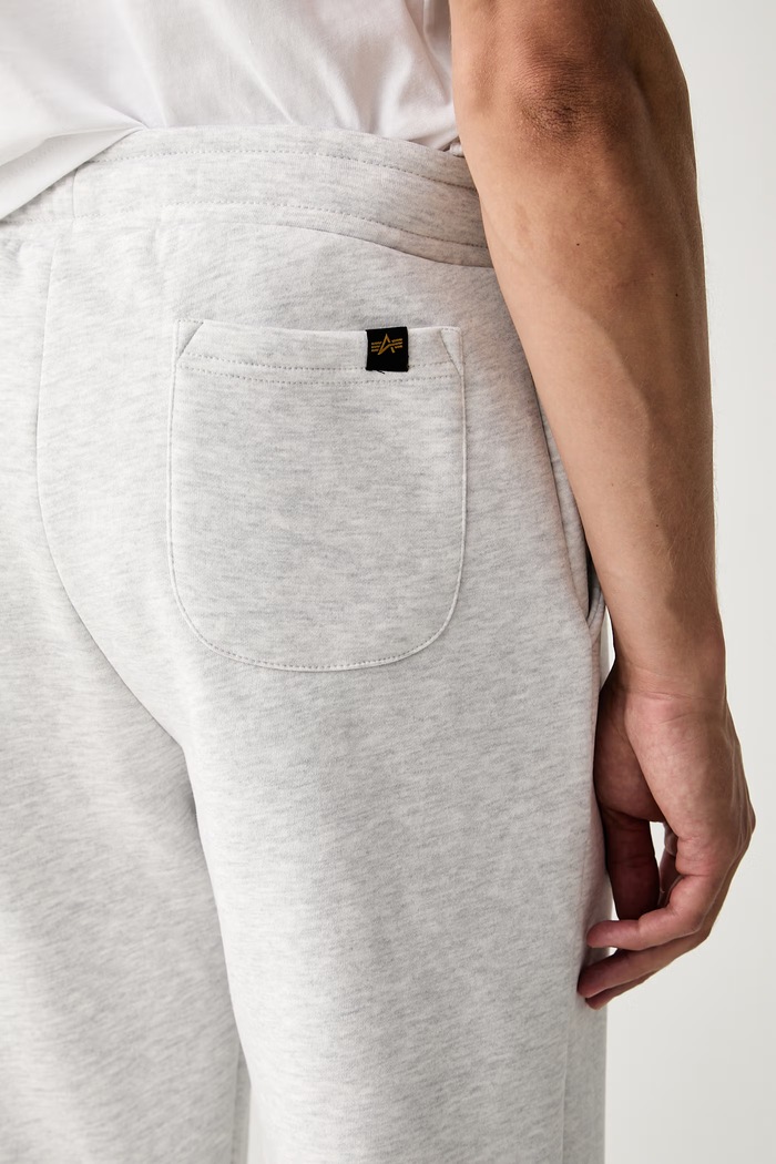 Alpha Industries spodnie dresowe męskie z bawełną Basic szary 156370