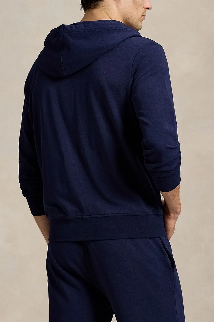 Polo Ralph Lauren spodnie dresowe męskie bawełniane z elastanem 714962529 granatowy SS25