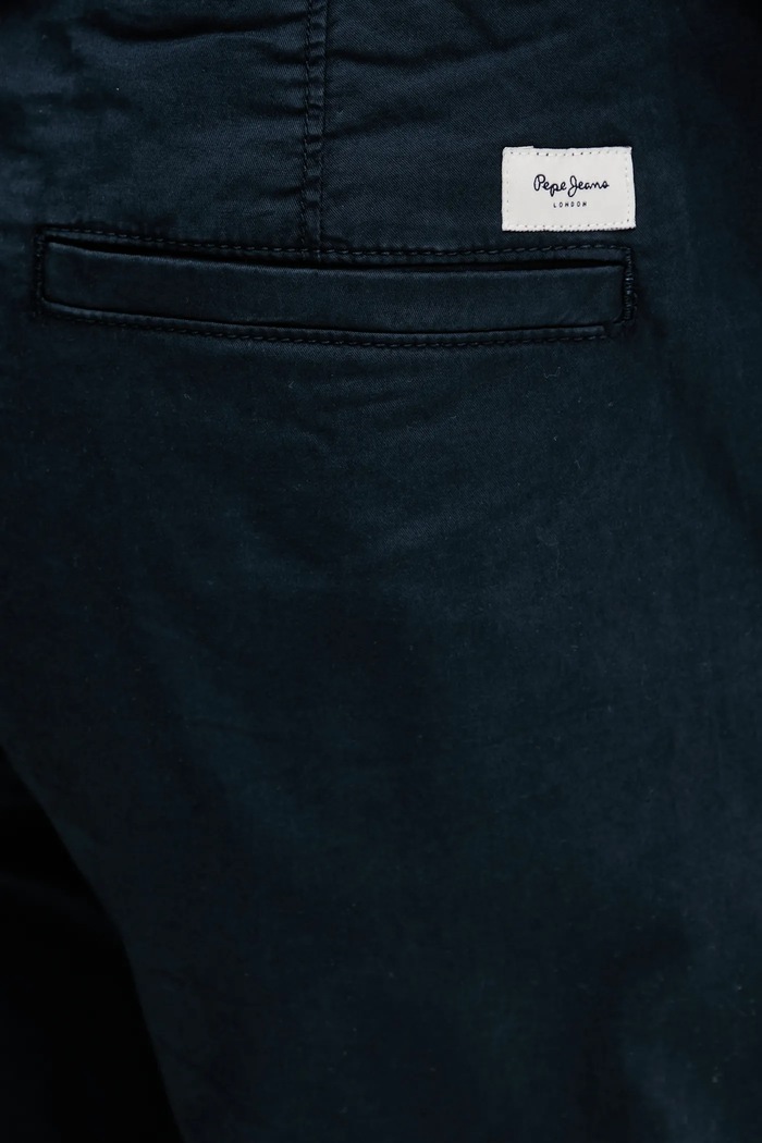 Hlače Pepe Jeans PULL ON COMFORT CHINO mornarsko plava PM211866
