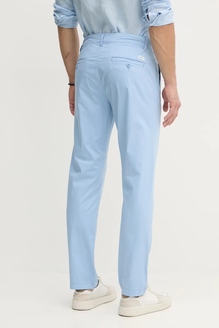 Abbigliamento Pepe Jeans pantaloni SLIM CHINO POPLIN PM211873 blu