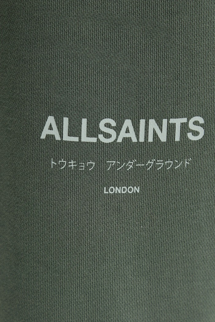 Bavlnené tepláky AllSaints UNDRGRND zelená M031TB