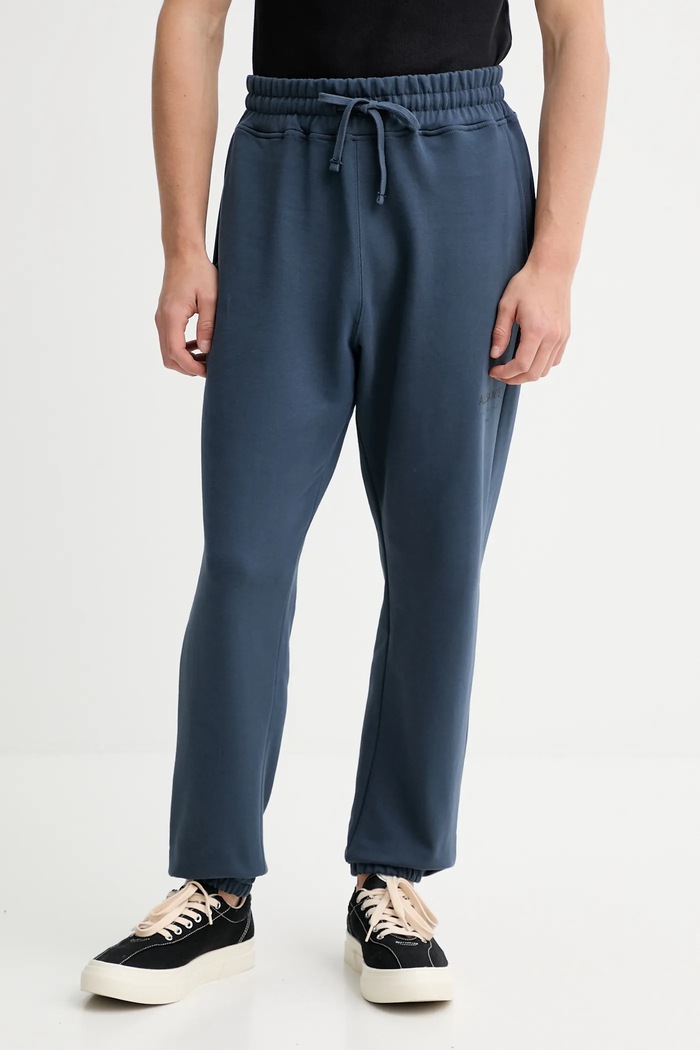 Bavlnené tepláky AllSaints UNDRGRND bavlna modrá M031TB