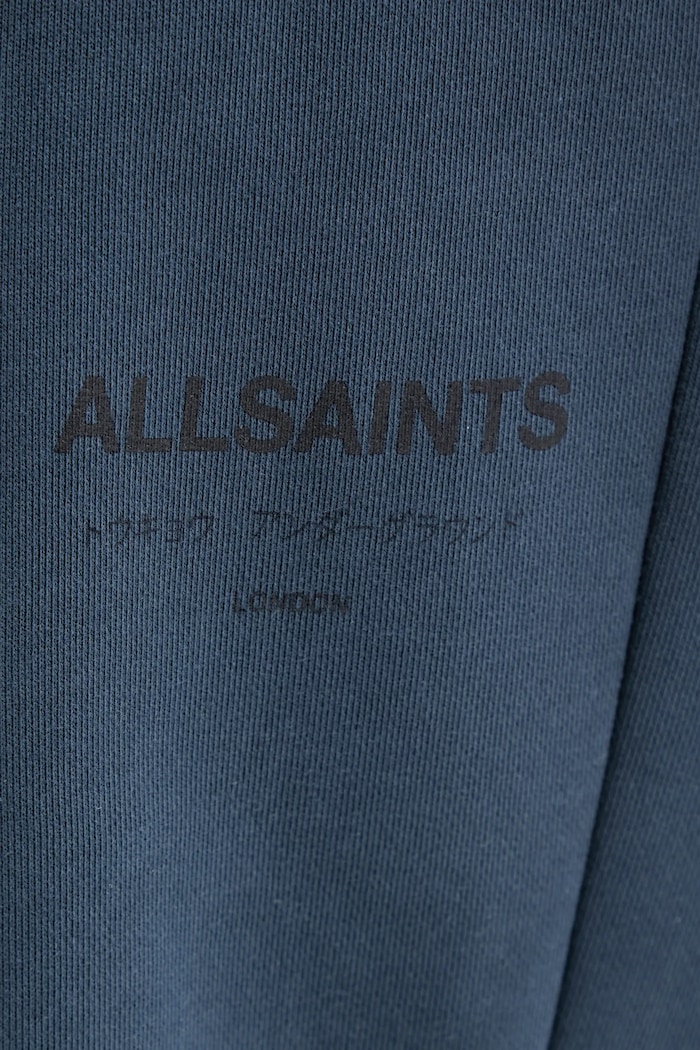 Bavlnené tepláky AllSaints UNDRGRND modrá M031TB