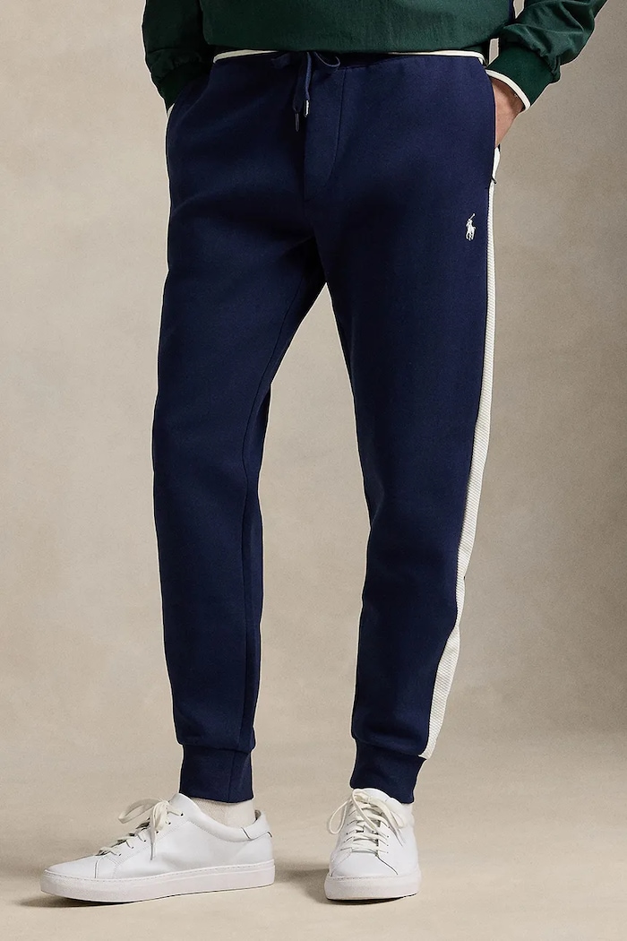 Polo Ralph Lauren pantaloni de trening Wimbledon Collection tricotaj bleumarin 710867582