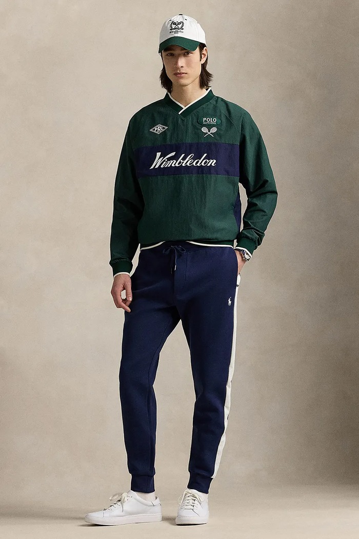 Îmbrăcăminte Polo Ralph Lauren pantaloni de trening Wimbledon Collection 710867582 bleumarin
