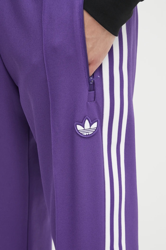 adidas Originals spodnie dresowe REAL ICON TP fioletowy JF2579