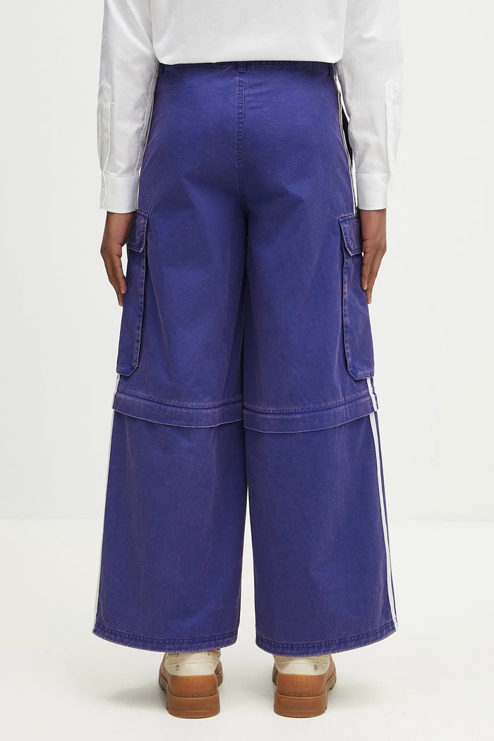 Odzież adidas Originals spodnie bawełniane CARGO PANTS JY6294 fioletowy