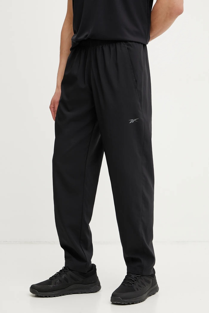 Παντελόνι προπόνησης Reebok Training Essentials ύφασμα μαύρο 100215547