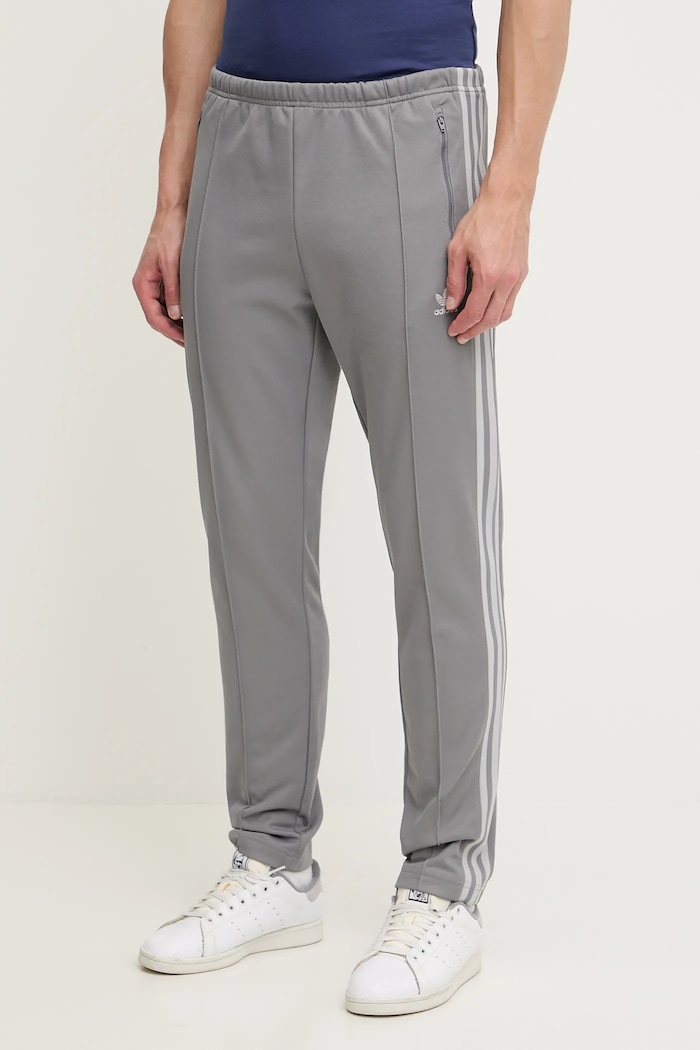 adidas Originals melegítőnadrág Classic TP sima szürke JP1227