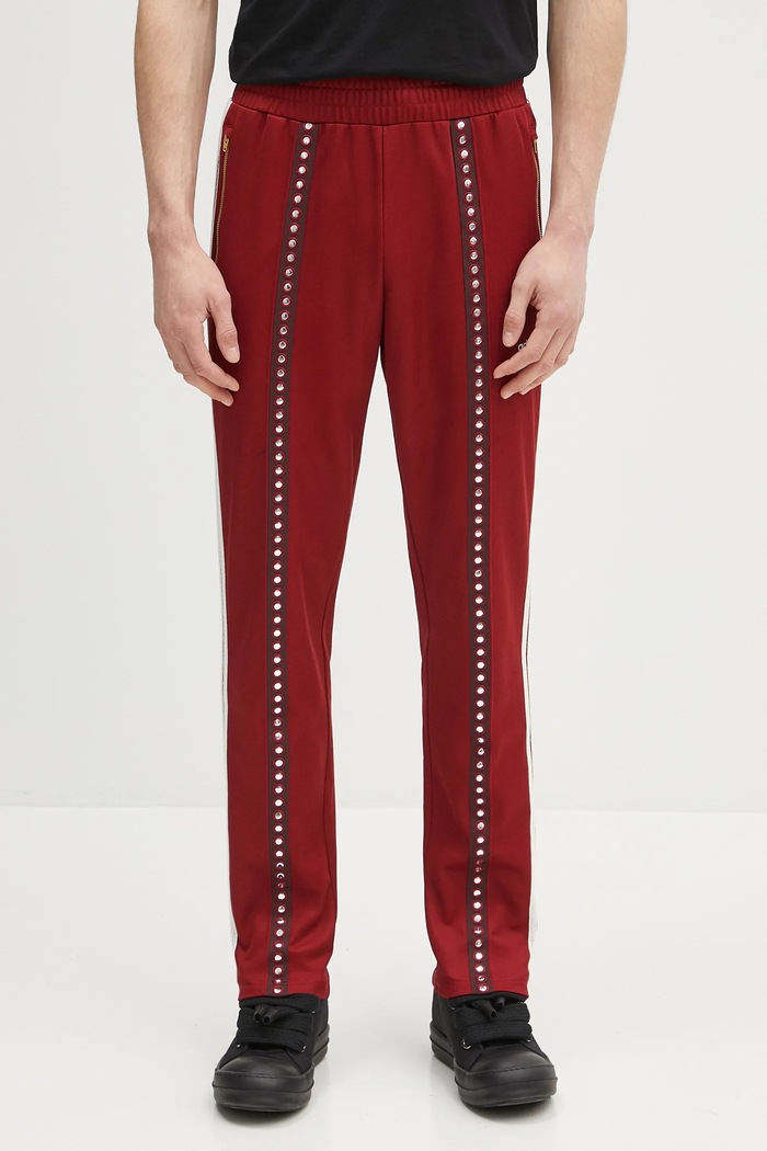 Tepláky adidas Originals nášivka burgundské KA4391