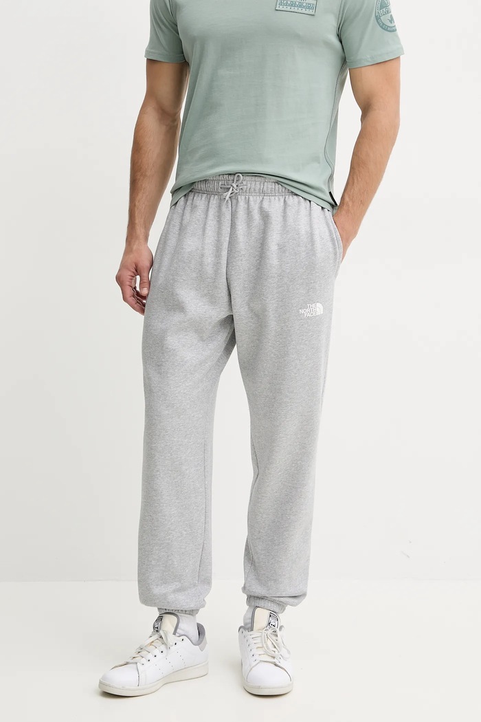 The North Face spodnie dresowe Simple Dome dzianina szary NF0A8C1WDYX1
