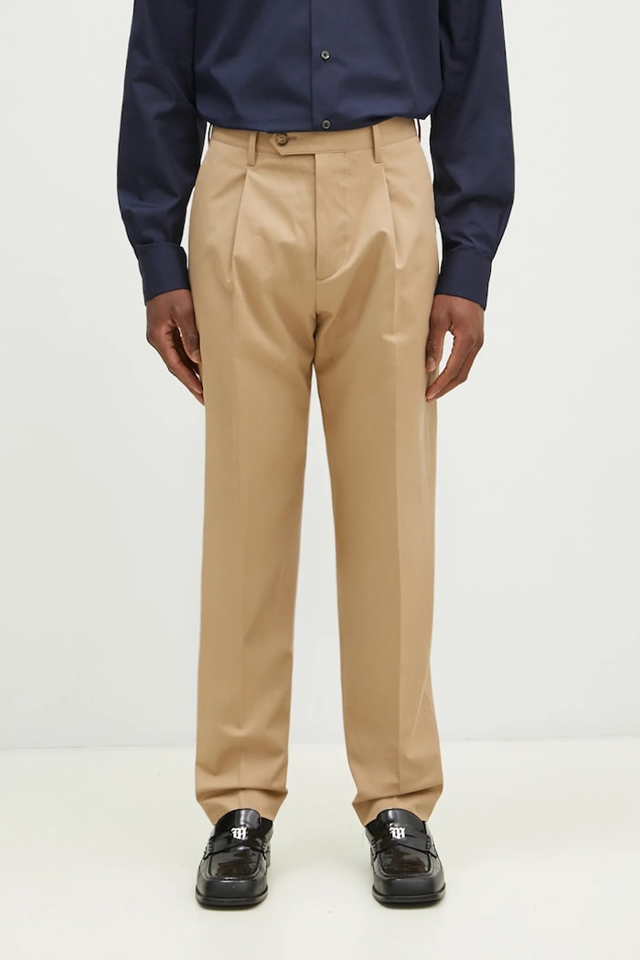 Kalhoty Paul Smith s elastanem béžová M1R.408Z.P01934