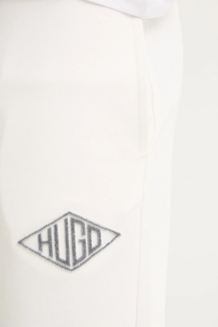 HUGO pantaloni de trening din bumbac alb 50534952