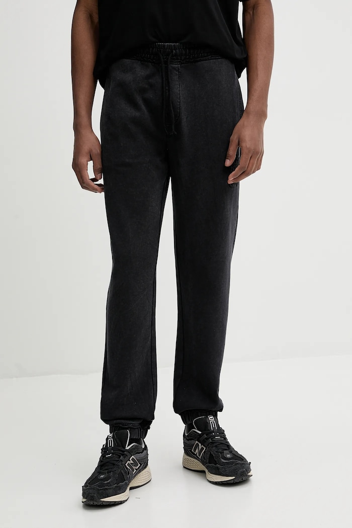 HUGO pantaloni de trening din bumbac bumbac negru 50535287