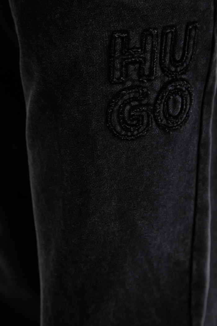 HUGO pantaloni de trening din bumbac negru 50535287