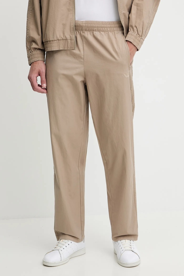 Bombažne hlače adidas Originals Firebird Pants Raven zelena KC0689
