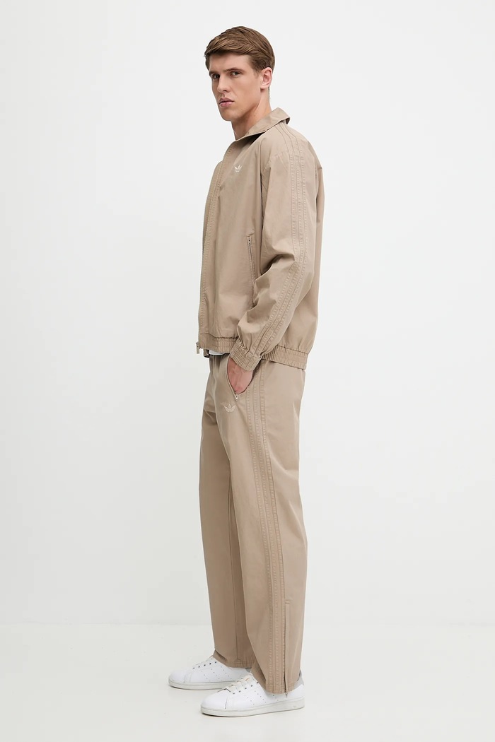 Bombažne hlače adidas Originals Firebird Pants zelena KC0689