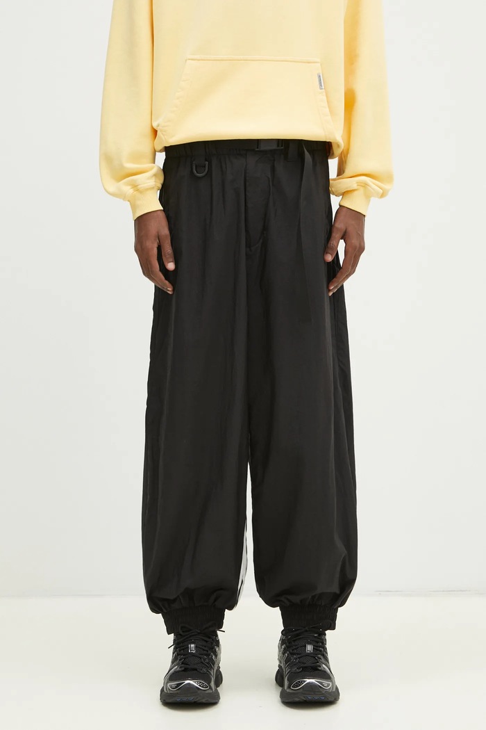 Y-3 joggers 3-Stripes Nylon Pants plain black JD5998