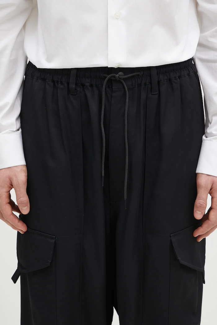 Y-3 trousers Rayon Twill Pant black JN4872