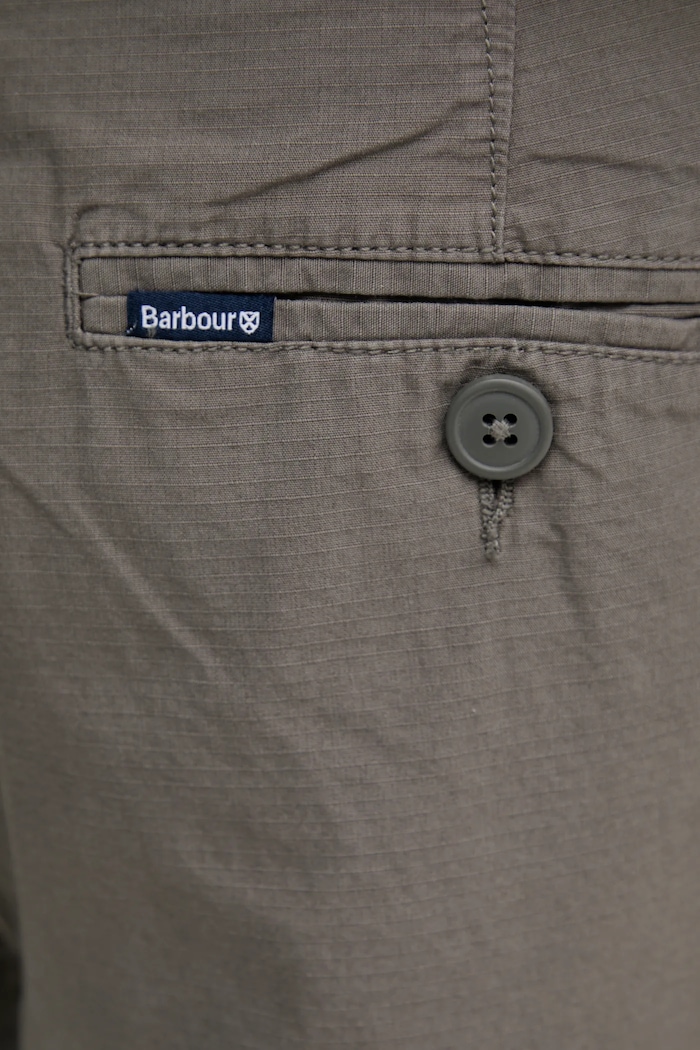 Βαμβακερό παντελόνι Barbour Relaxed Fit Cargo Barbour MTR0759 πράσινο