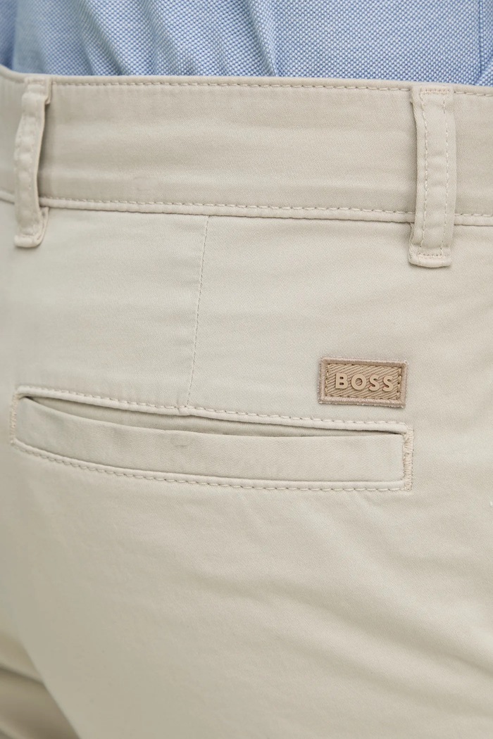 Штани BOSS Orange Chino-Regular-1 бежевий 50534378