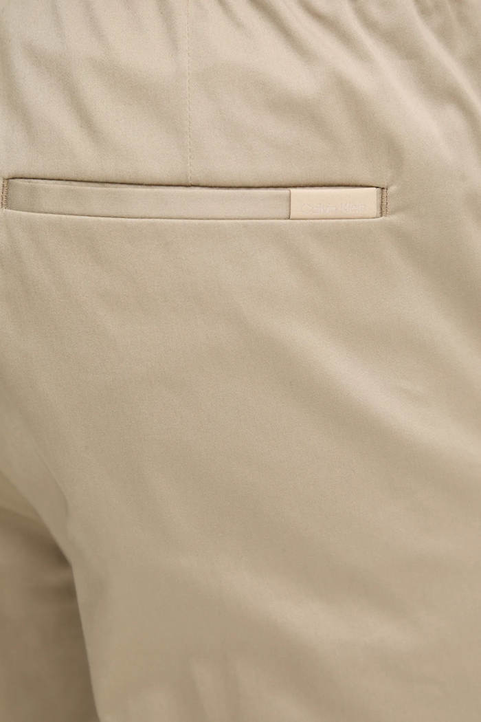 Kalhoty Calvin Klein béžová K10K114467