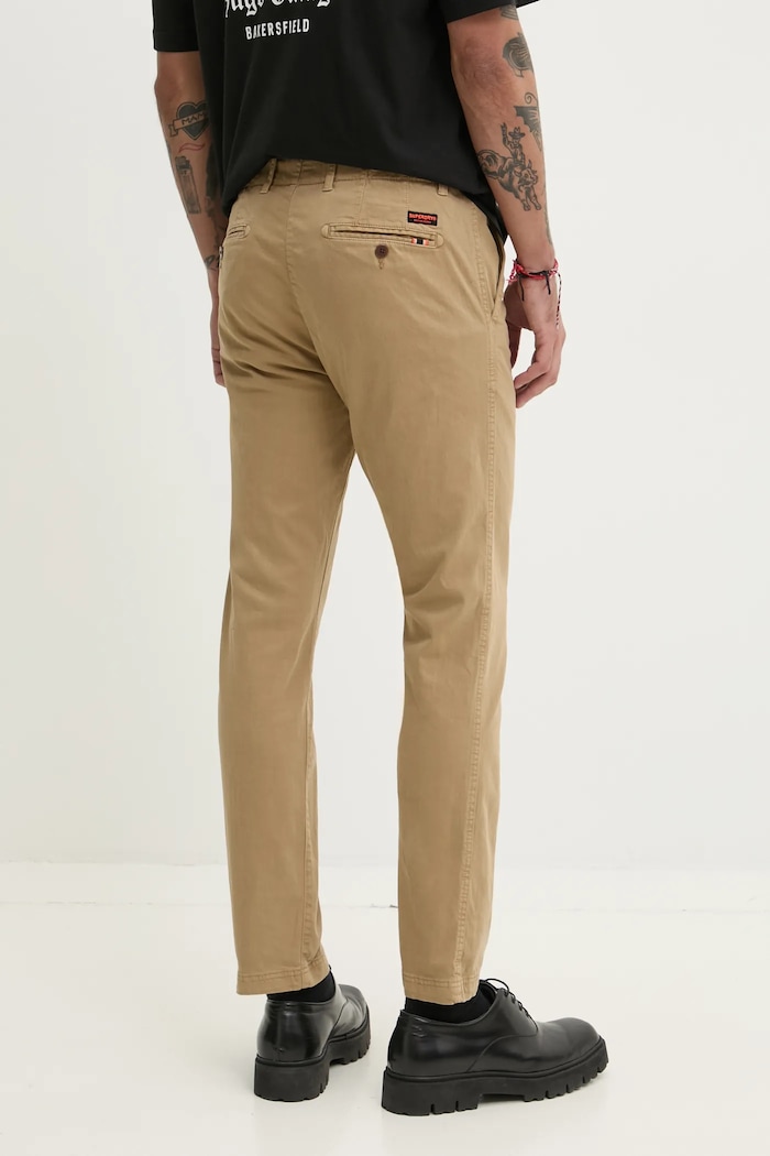 Odjeća Hlače Superdry M7011135A.D8S zelena