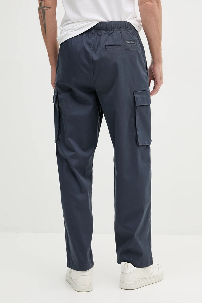 Odjeća Hlače Calvin Klein Jeans LV040EM616 mornarsko plava