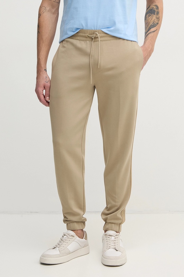 Tepláky Calvin Klein Jeans pletenina zelená J30J327243