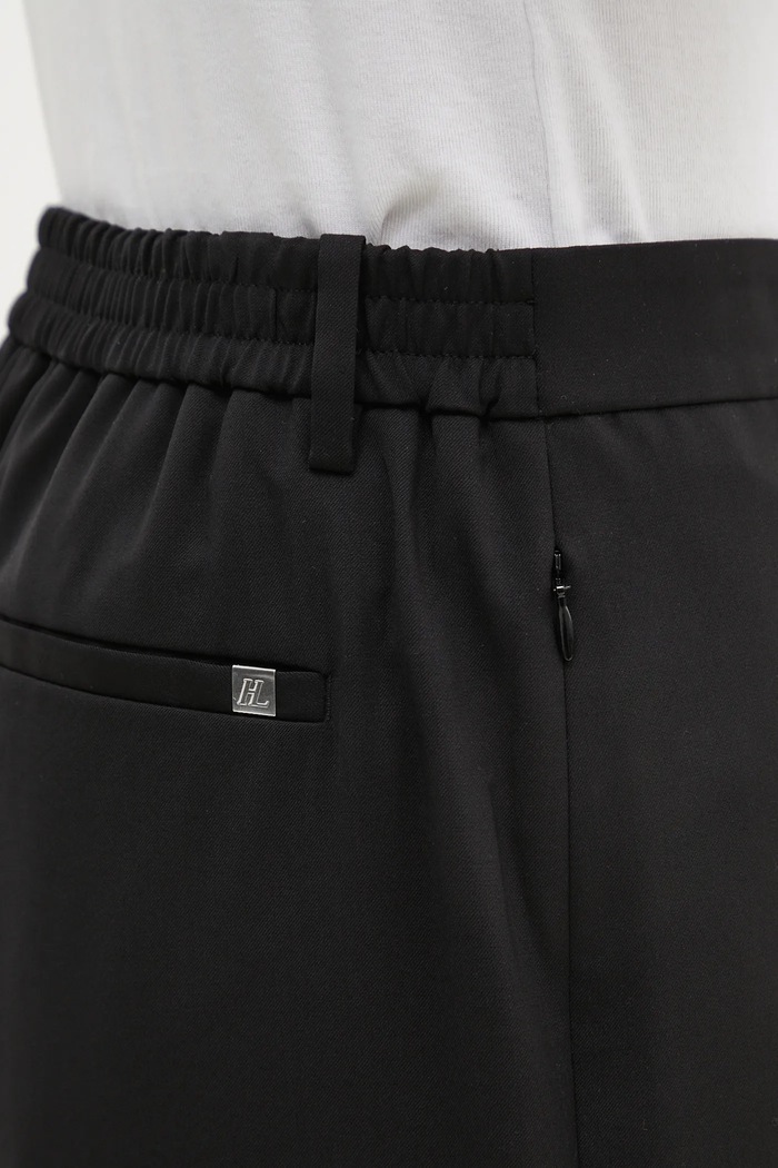 Helmut Lang gyapjú nadrág Relaxed Trouser.Suit fekete O09HM205