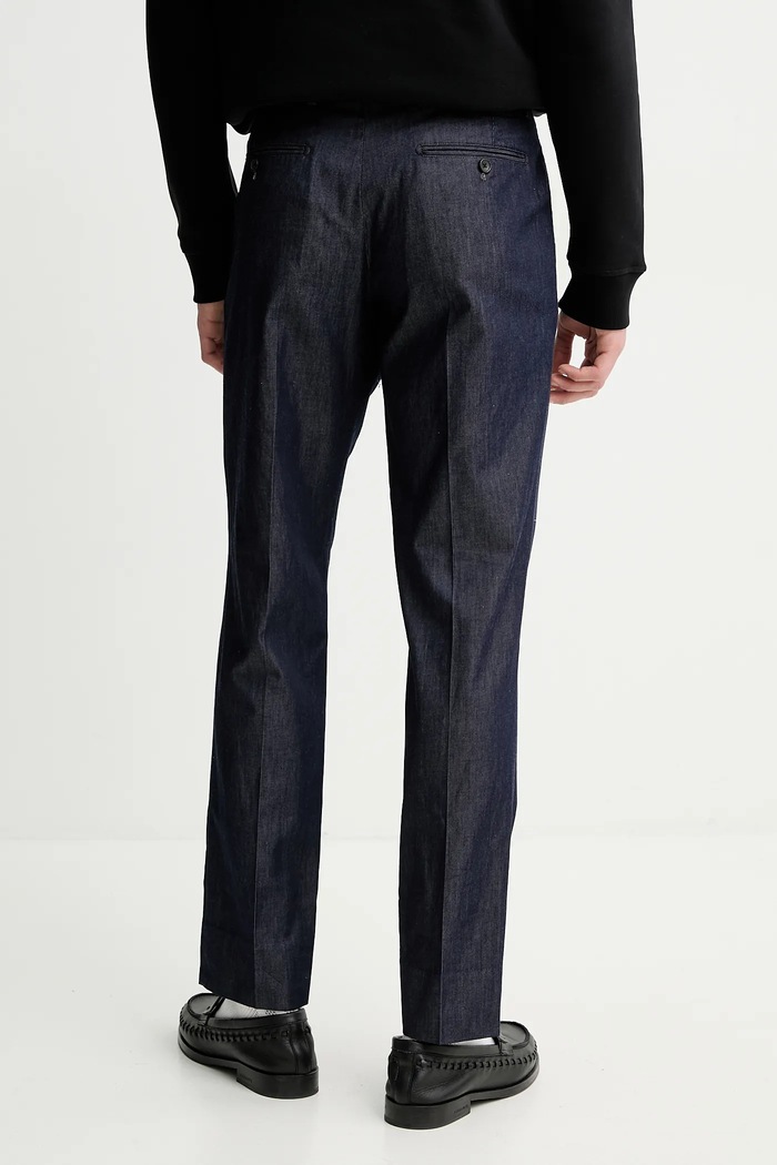 Odzież PS Paul Smith spodnie bawełniane M2R.800Y.P22337 granatowy
