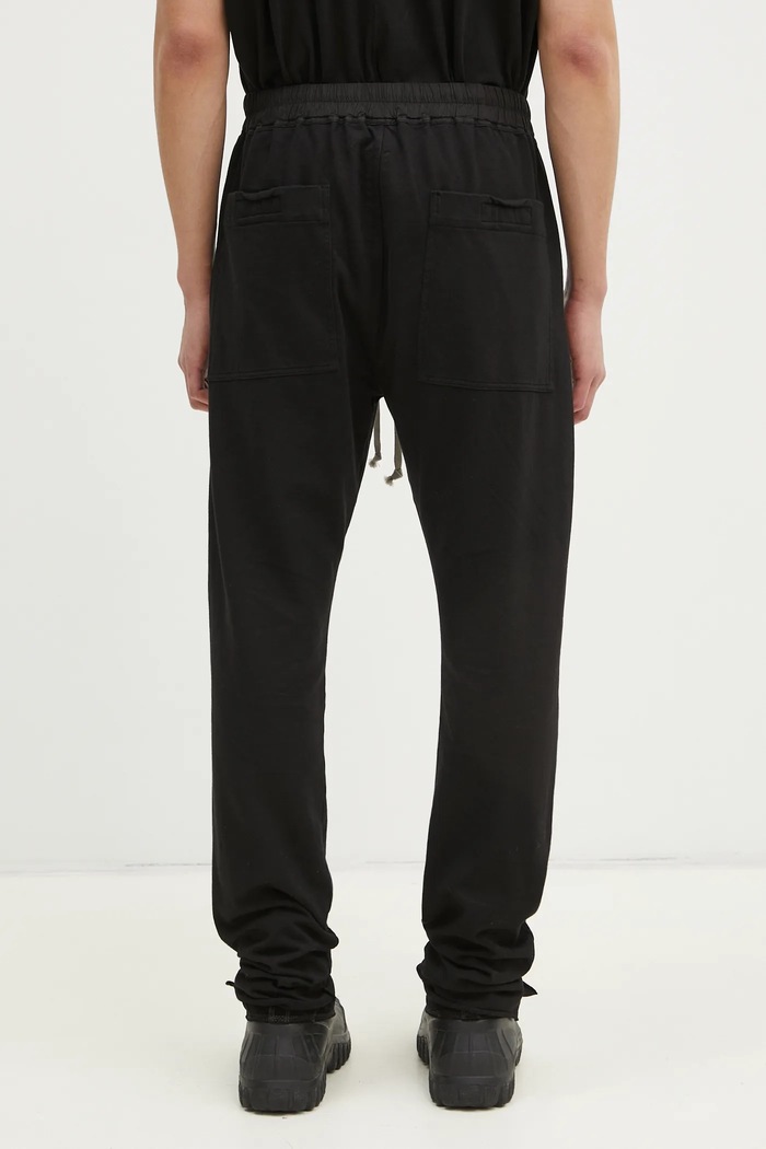 Clothing Rick Owens cotton joggers Berlin Drawstring DU01E3392.RIG black