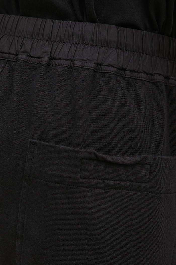 Rick Owens cotton joggers Berlin Drawstring DU01E3392.RIG black