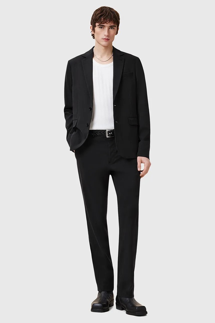 AllSaints Pantaloni BAY negru M018QC