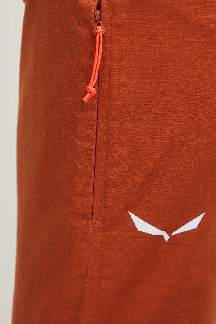Spodnie outdoorowe Agner Hemp Salewa 00.0000029074 pomarańczowy