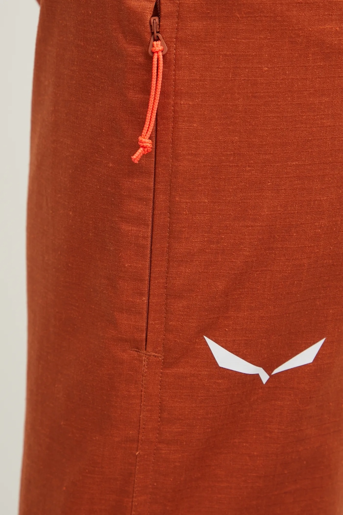 Spodnie outdoorowe Agner Hemp Salewa 00.0000029074 pomarańczowy