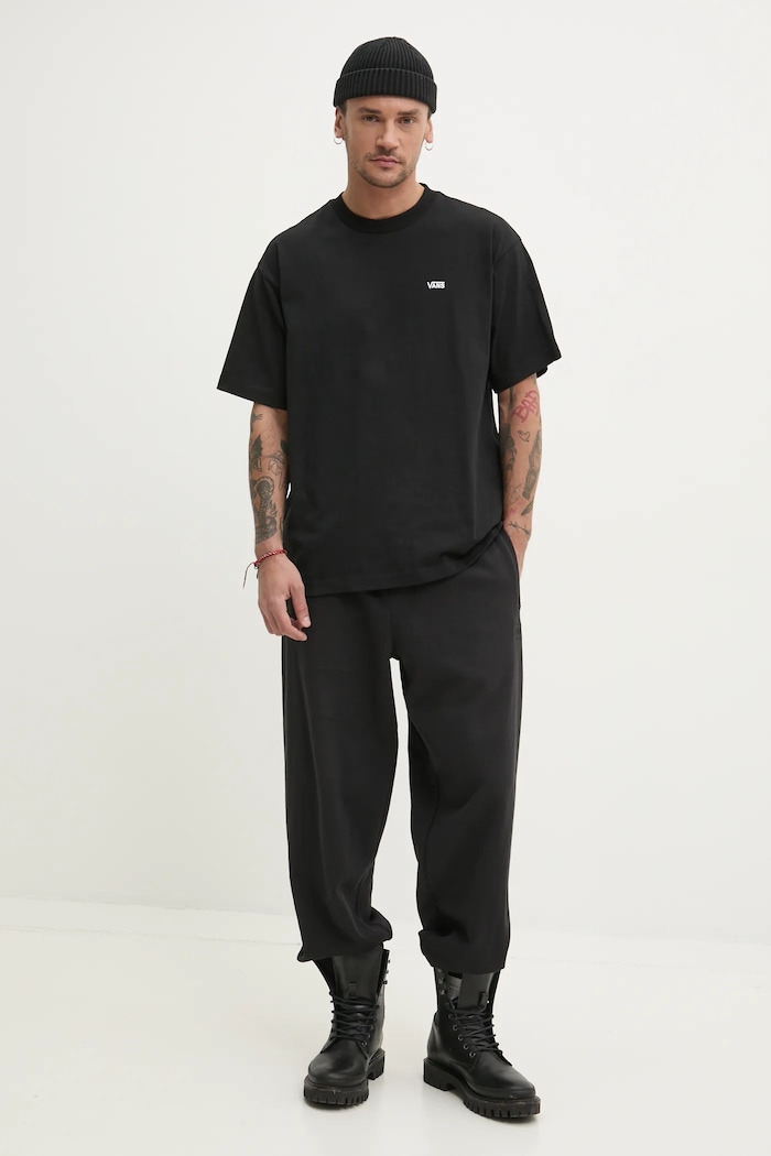 Vans spodnie dresowe VN000P5FBLK1 czarny SS25