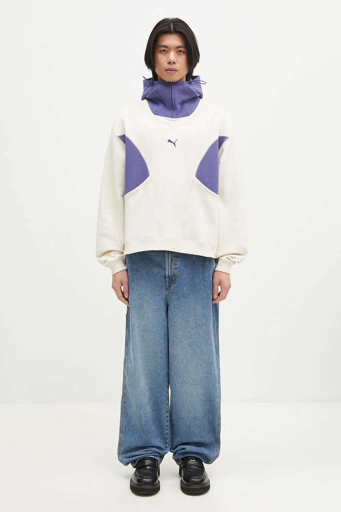 Βαμβακερή μπλούζα Puma PUMA x KIDSUPER Pants 630932 μπεζ