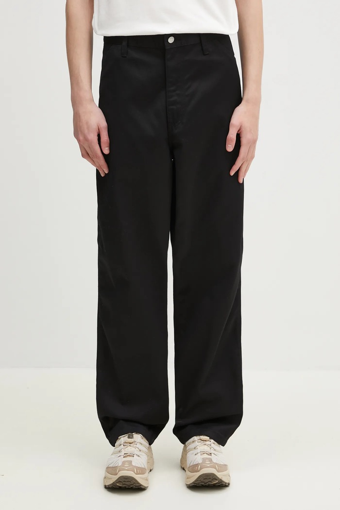 Carhartt WIP pantaloni Simple Pant panza negru I034907.8902