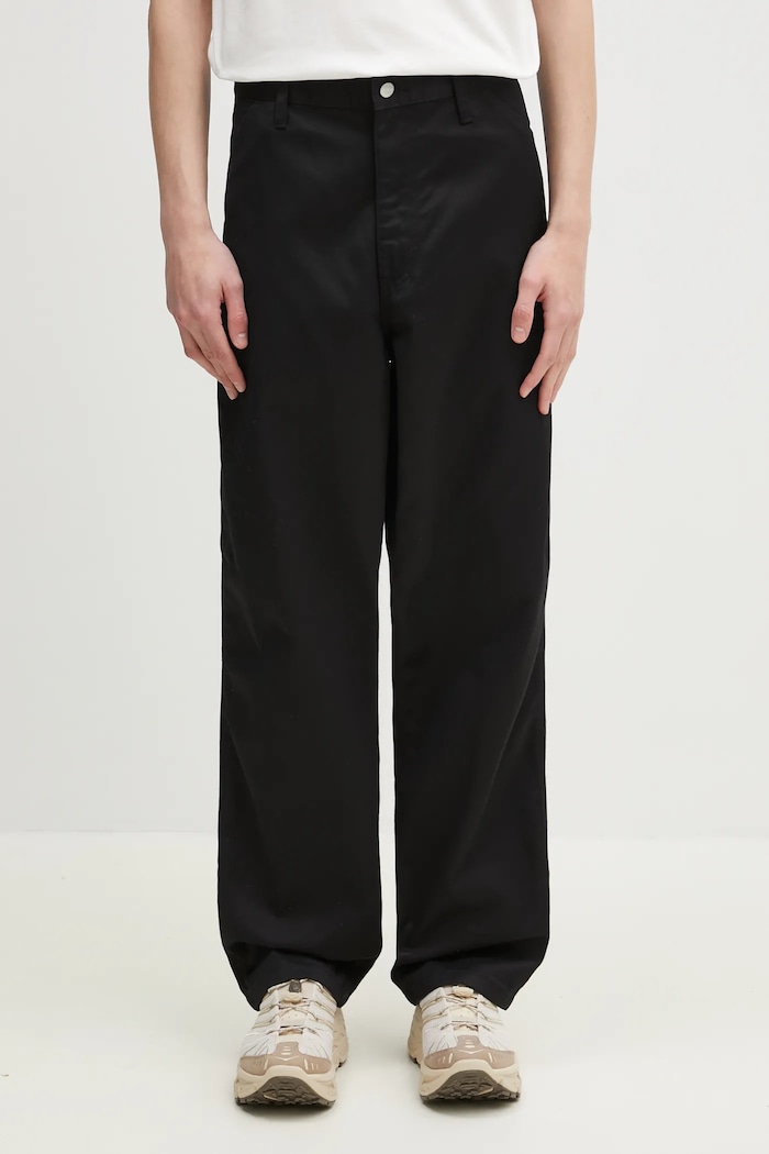 Carhartt WIP pantaloni Simple Pant panza negru I034907.8902