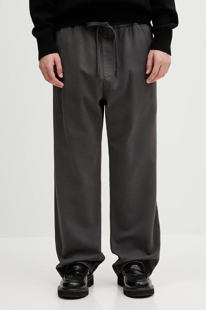Hlače Carhartt WIP Floyde Pant ravni siva I034816.87GD