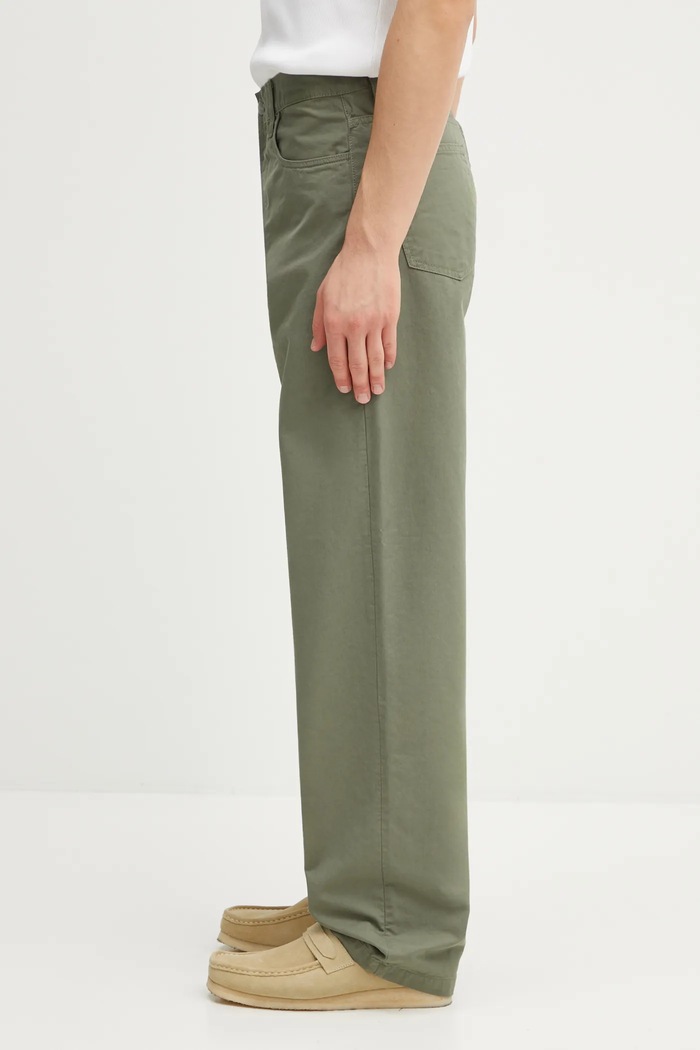 Pamučne hlače Carhartt WIP Landon Pant I034806.1YFGD zelena SS25