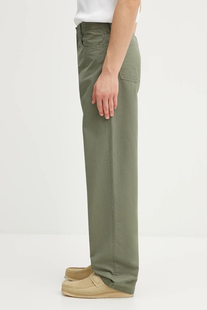 Pamučne hlače Carhartt WIP Landon Pant I034806.1YFGD zelena SS25