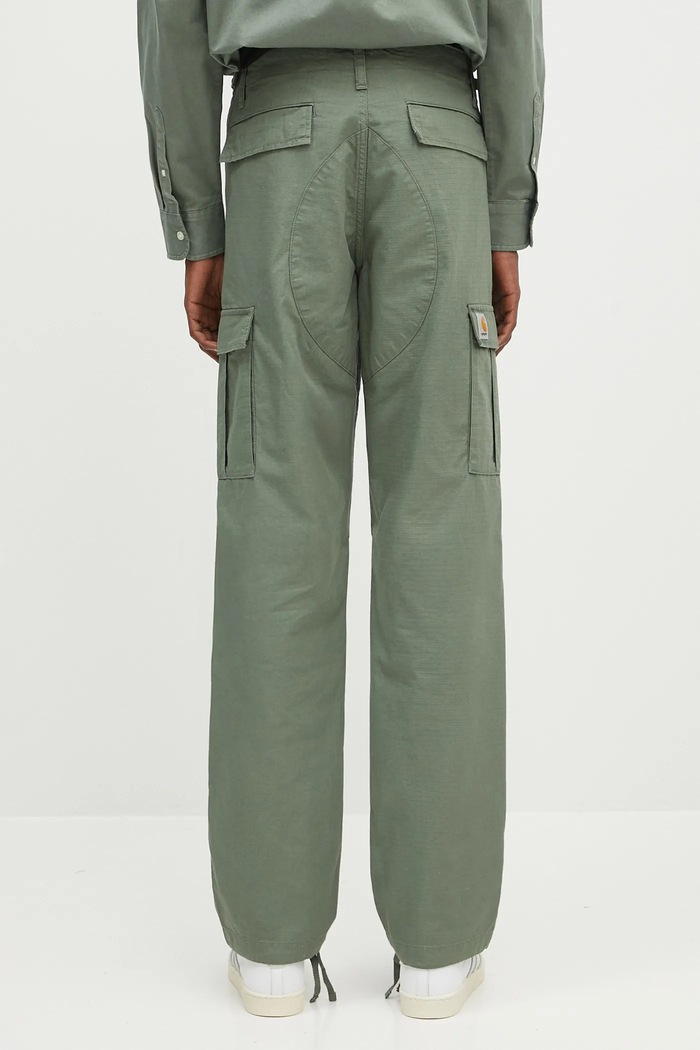 Clothing Carhartt WIP cotton trousers Aviation Pant I032468.1YF02 green