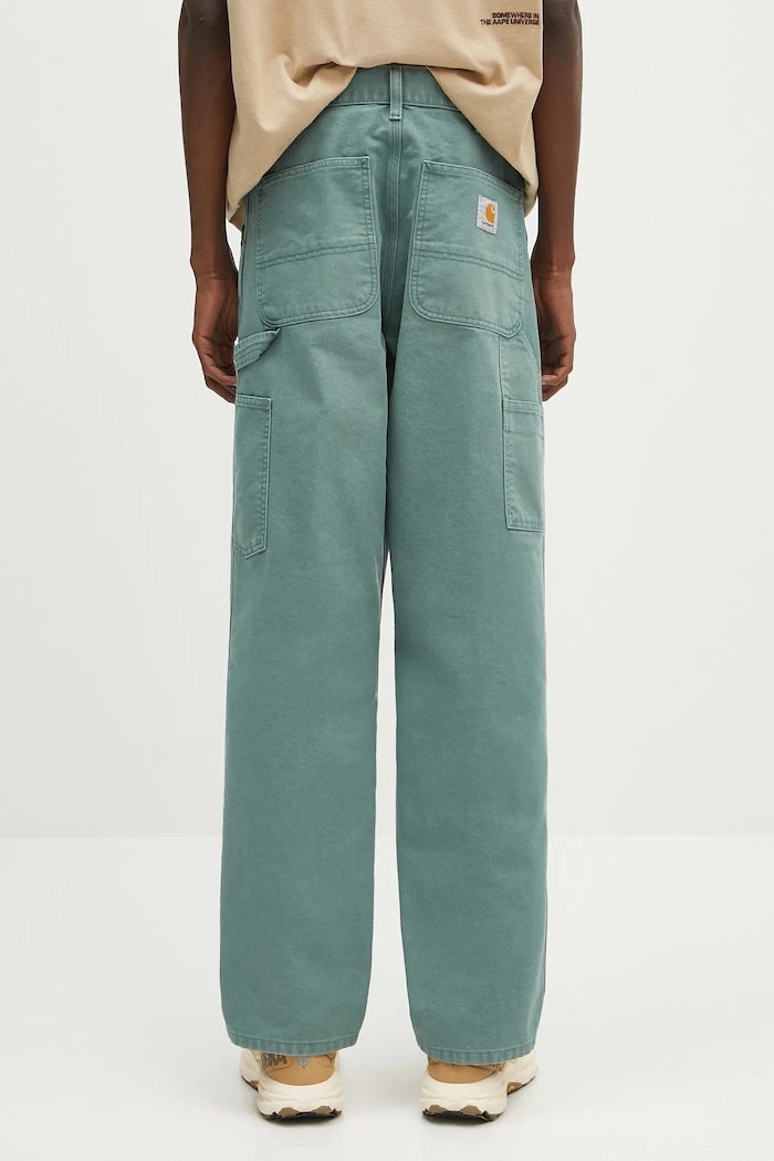 Clothing Carhartt WIP trousers Single Knee Pant I034798.2M24O green