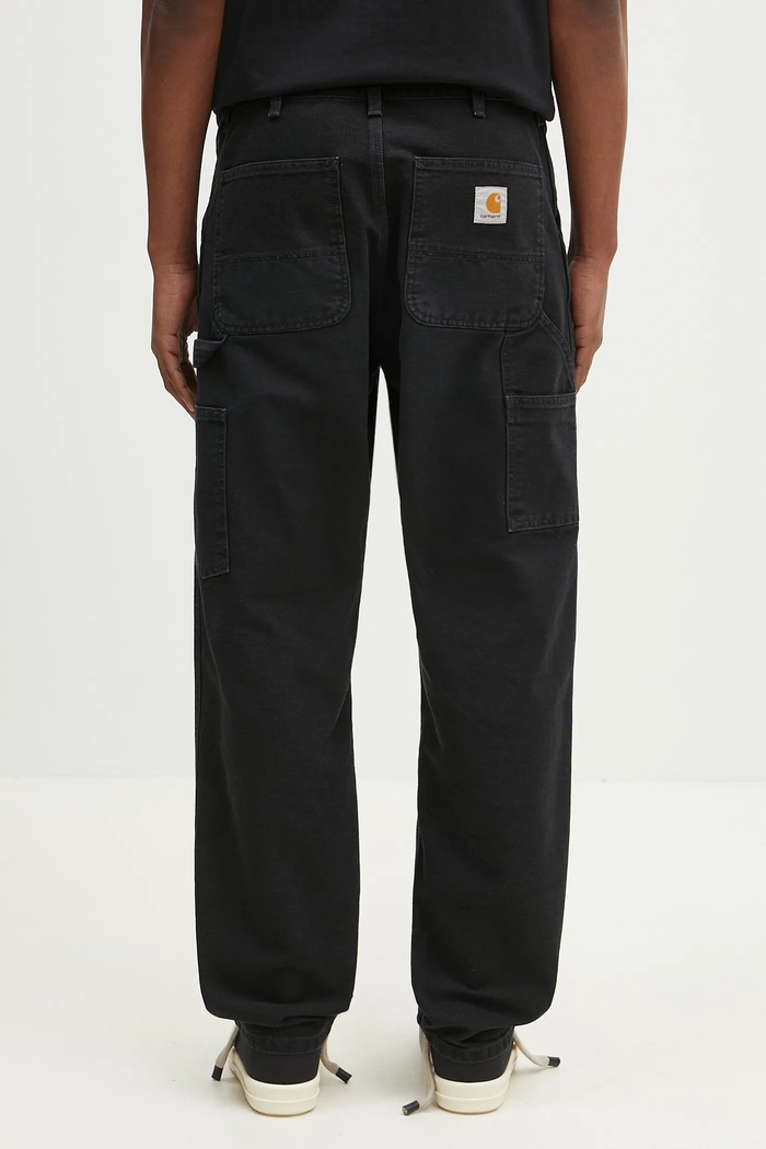 Одяг Бавовняні штани Carhartt WIP Single Knee Pant I034798.894O чорний